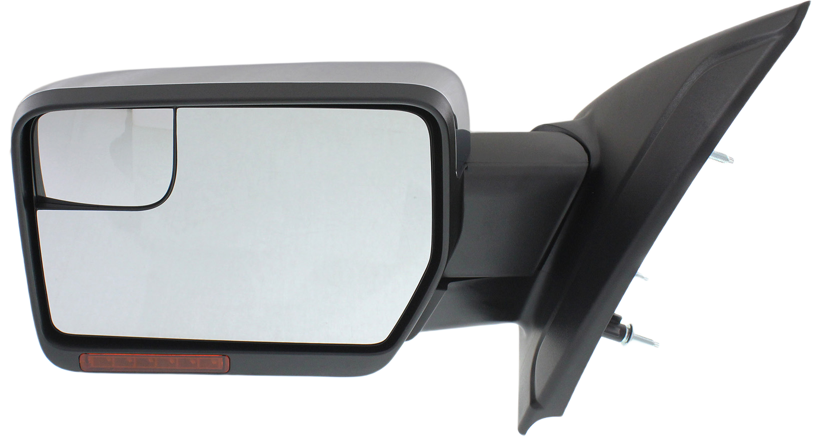 F-150 11-14 MIRROR LH, Non-Towing, Power, Power Folding, Heated, Chrome, w/ Blind Spot Glass, Memory, Puddle Light, and Signal Light