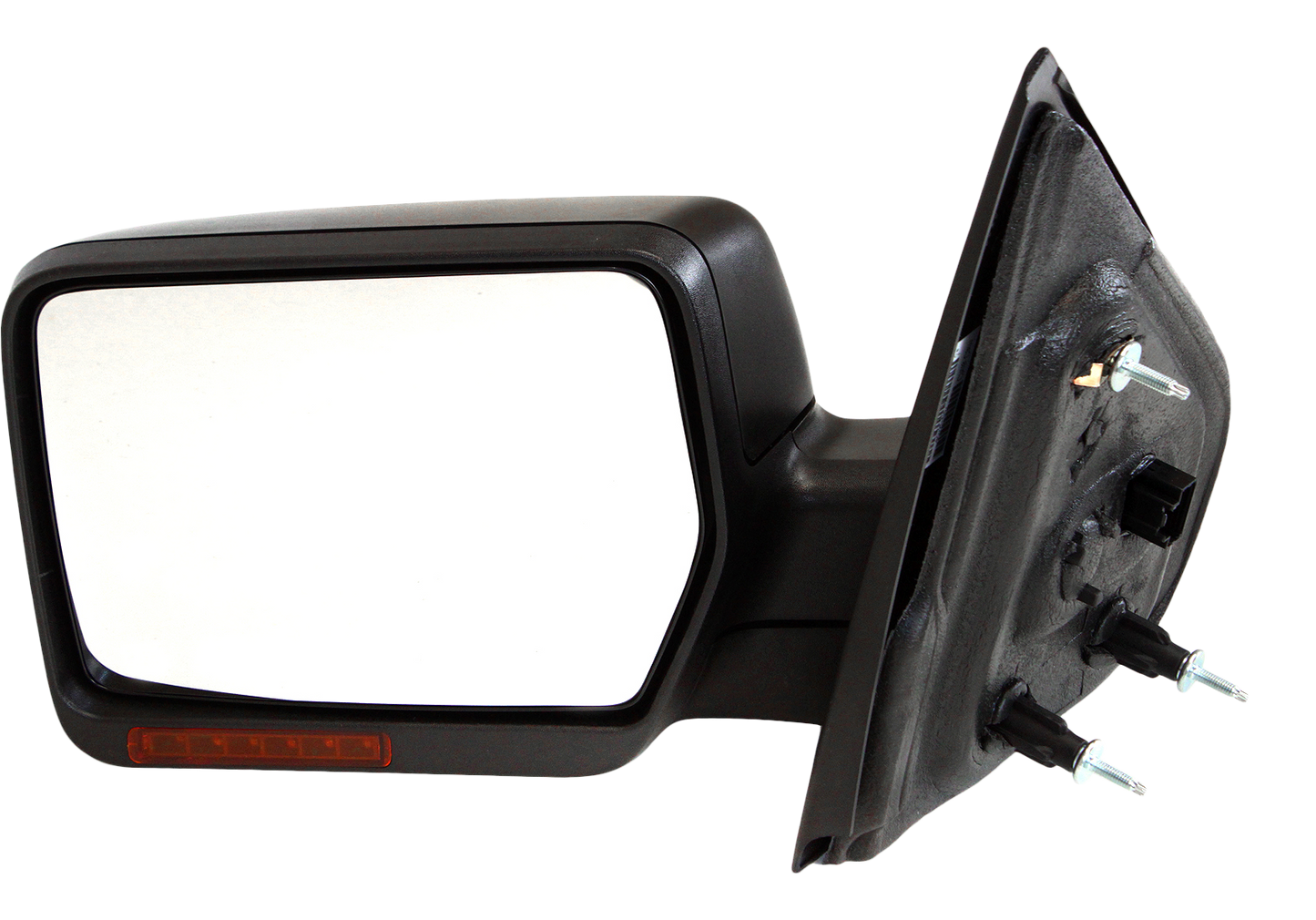 F-150 07-08 MIRROR LH, Non-Towing, Power, Power Folding, Heated, Textured, w/ In-housing Signal Light, w/o Auto Dimming, BSD, and Memory