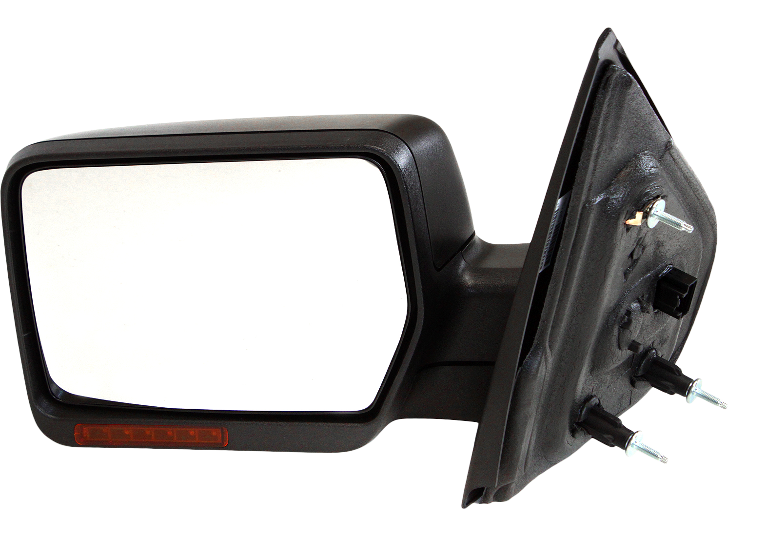 F-150 07-08 MIRROR LH, Non-Towing, Power, Power Folding, Heated, Textured, w/ In-housing Signal Light, w/o Auto Dimming, BSD, and Memory