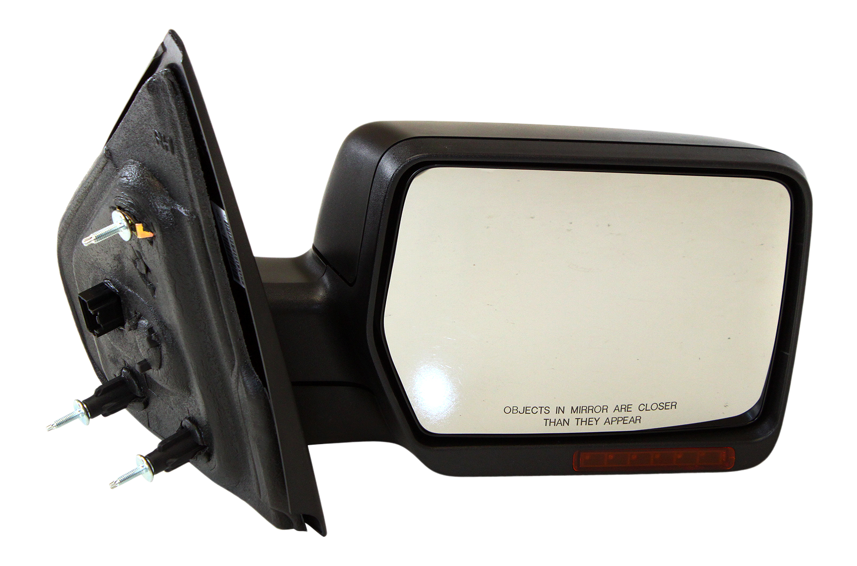 F-150 07-08 MIRROR RH, Non-Towing, Power, Power Folding, Heated, Textured, w/ In-housing Signal Light, w/o Auto Dimming, BSD, and Memory