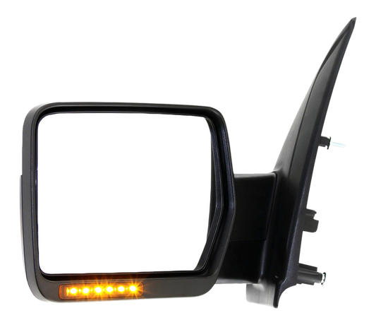 F-150 09-10 MIRROR LH, Non-Towing, Power, Power Folding, Heated, Chrome, w/ In-housing Signal Light and Memory, w/o Auto Dimming and BSD