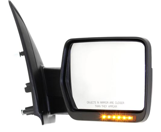 F-150 09-10 MIRROR RH, Non-Towing, Power, Power Folding, Heated, Chrome, w/ In-housing Signal Light and Memory, w/o Auto Dimming and BSD