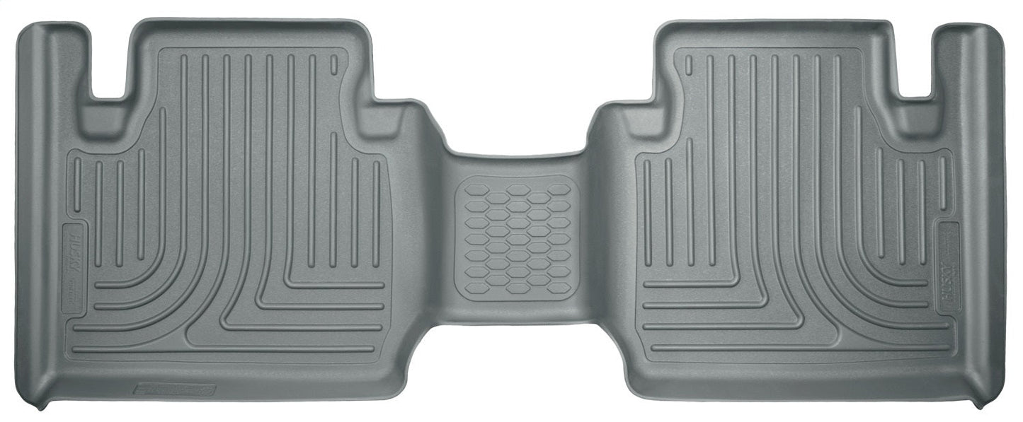Weatherbeater Series 2nd Seat Floor Liner Fits: 2012-2015 Toyota Tacoma Extended Cab Pickup, color grey, for second row