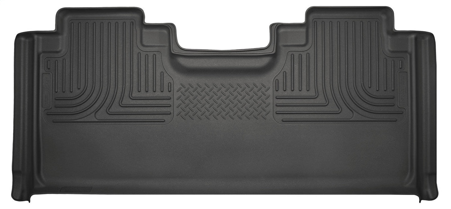 Weatherbeater Series;2nd Seat Floor Liner;2015 Ford F-150 SuperCab Pickup;color:Black;location:Second Row;