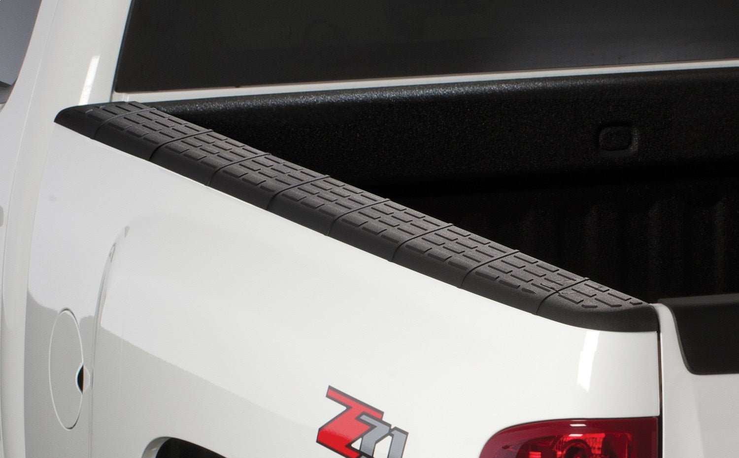 Truck Bed Side Rail Protector; Bed Rail Protector Black ; Qty Sold : 4; Quad Caps; TPO - Thermoplastic Olefin