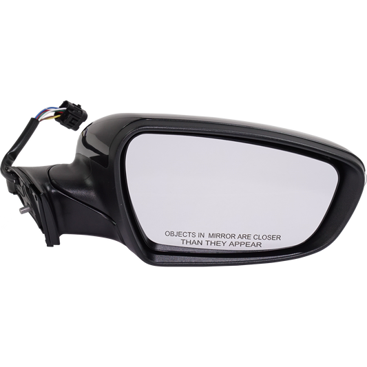 FORTE 14-16 MIRROR RH, Power, Manual Folding, Heated, Paintable, w/ Signal Light, w/o Puddle Light, Sedan, LX Model