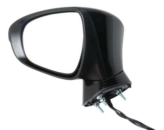 CT200H 14-17 MIRROR LH, Power, Manual Folding, Heated, Textured, w/ In-housing Signal Light, w/o Auto Dimming, BSD, and Memory