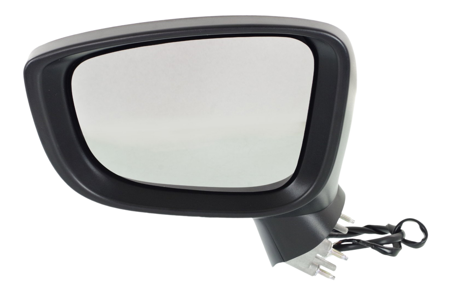 MAZDA 3 14-16 MIRROR LH, Power, Manual Folding, Non-Heated, Paintable, w/o BSD and Signal Light, HB/Sedan, Japan Built Vehicle