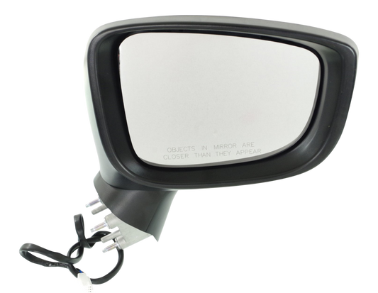 MAZDA 3 14-16 MIRROR RH, Power, Manual Folding, Non-Heated, Paintable, w/o BSD and Signal Light, HB/Sedan, Japan Built Vehicle