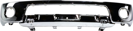 FRONTIER 05-08 FRONT BUMPER, Lower, Chr, Stl, 2-Piece Type Bumper, w/ Off Road Pkg, w/ Fog Lgt Holes