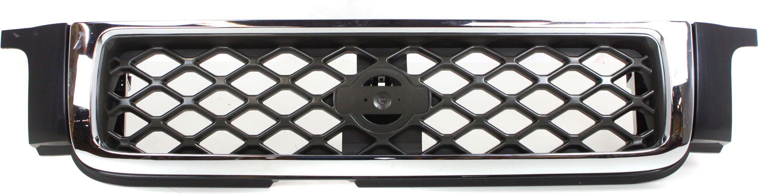 PATHFINDER 99-04 GRILLE, Chrome Shell/Painted Dark Gray Insert, SE Model