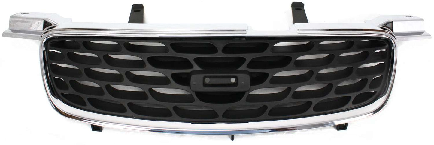 SENTRA 00-03 GRILLE, Chrome Shell/Painted Black Insert, CA/GXE/SE Models