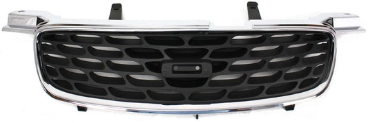 SENTRA 00-03 GRILLE, Chrome Shell/Painted Black Insert, CA/GXE/SE Models