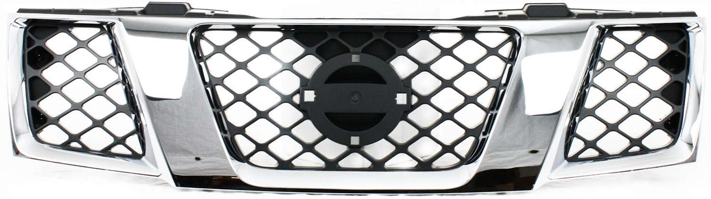 PATHFINDER 05-07/FRONTIER 05-08 GRILLE, Chrome Shell w/ Black Insert