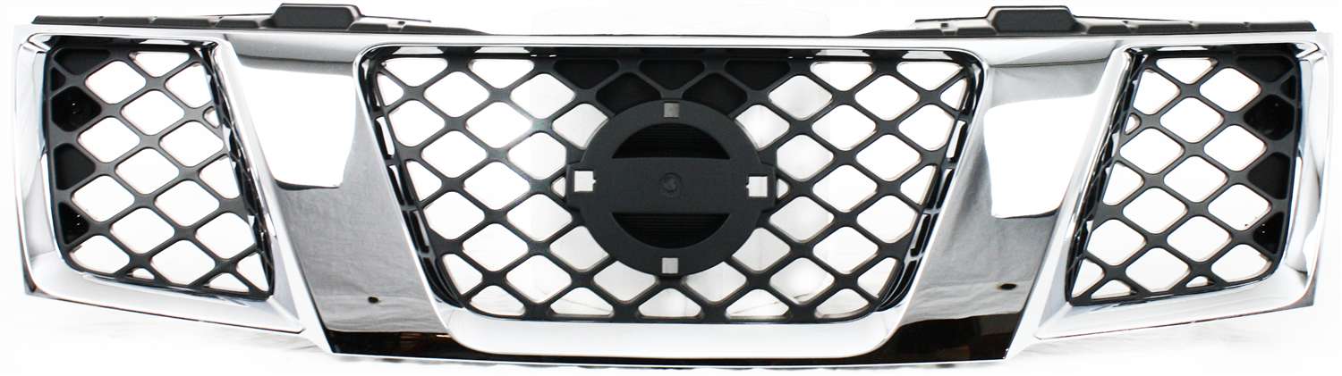 PATHFINDER 05-07/FRONTIER 05-08 GRILLE, Chrome Shell w/ Black Insert