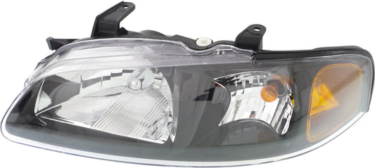 SENTRA 02-03 HEAD LAMP LH, Assembly, Halogen, Black Interior, SE-R/SE-R Spec V Models