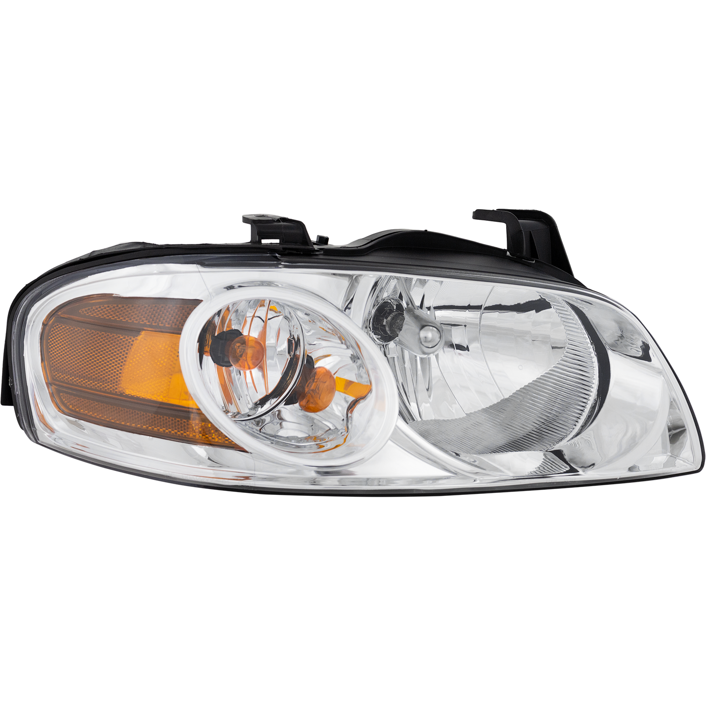 SENTRA 04-06 HEAD LAMP RH, Assembly, Halogen, Chrome Interior, Base/S Models