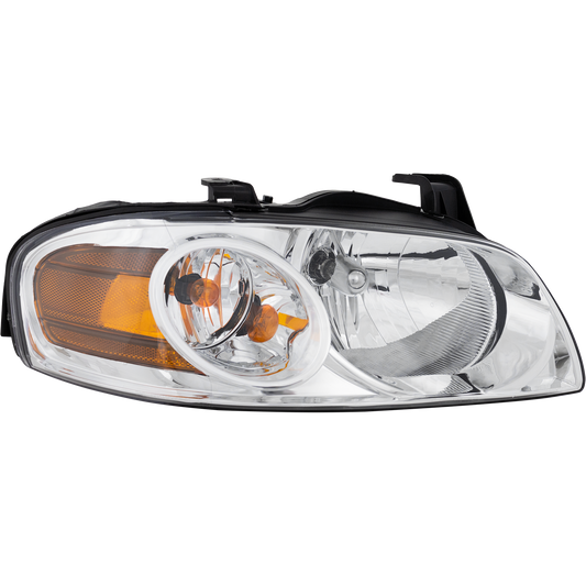 SENTRA 04-06 HEAD LAMP RH, Assembly, Halogen, Chrome Interior, Base/S Models