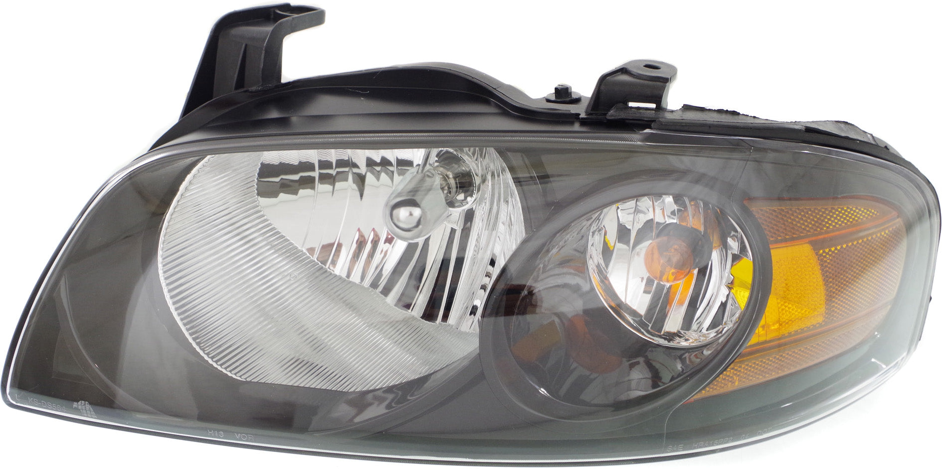 SENTRA 04-06 HEAD LAMP LH, Assembly, Halogen, Black Interior, SE-R/SE-R Spec V Models