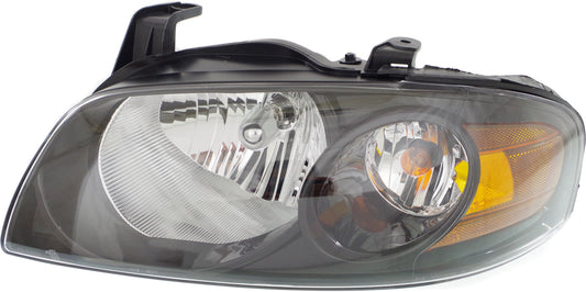 SENTRA 04-06 HEAD LAMP LH, Assembly, Halogen, Black Interior, SE-R/SE-R Spec V Models
