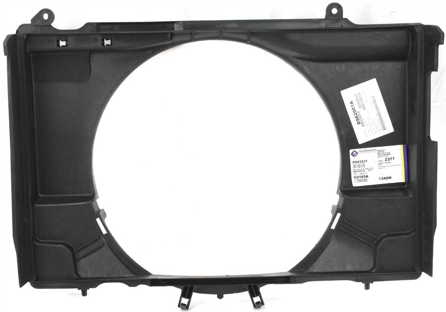 FRONTIER 98-04 RADIATOR FAN SHROUD, Upper, 2.4L Engine
