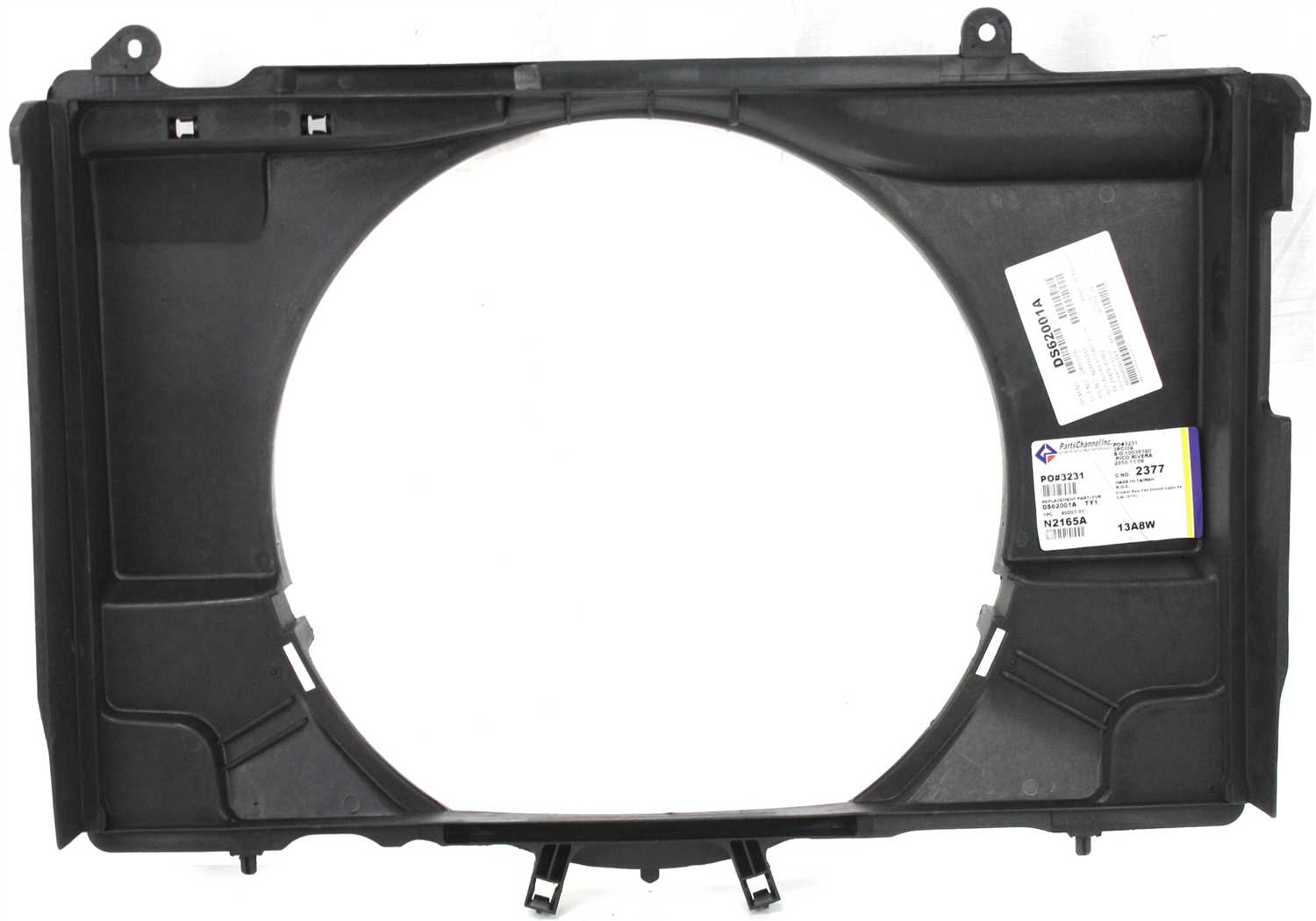 FRONTIER 98-04 RADIATOR FAN SHROUD, Upper, 2.4L Engine