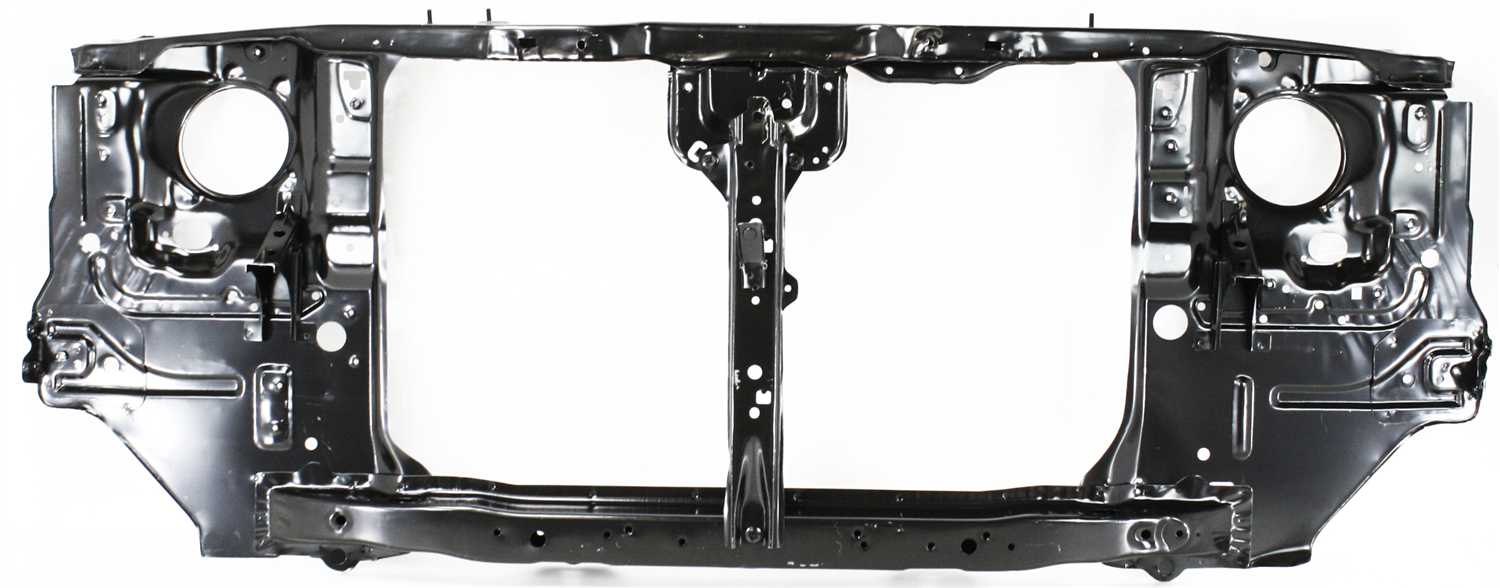 FRONTIER 03-04 RADIATOR SUPPORT, Assembly, Black, Steel