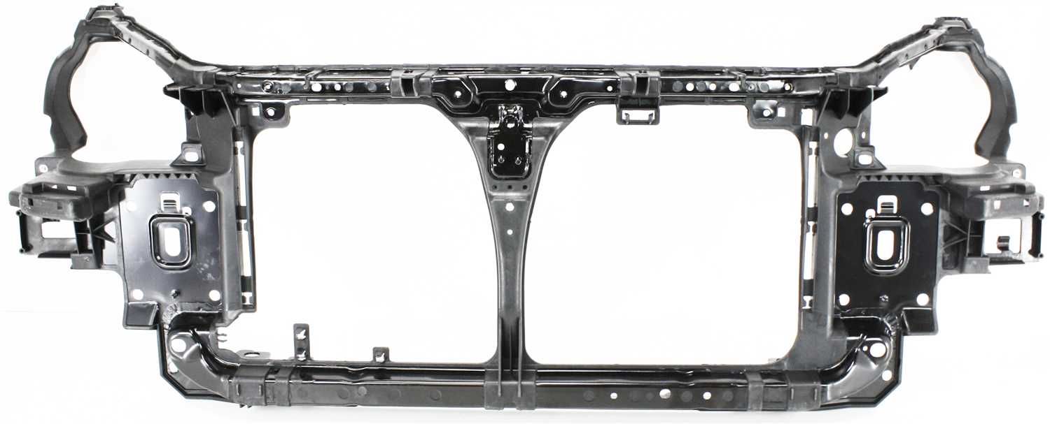 ALTIMA 02-06 RADIATOR SUPPORT, Assembly, Black, Plastic with Steel