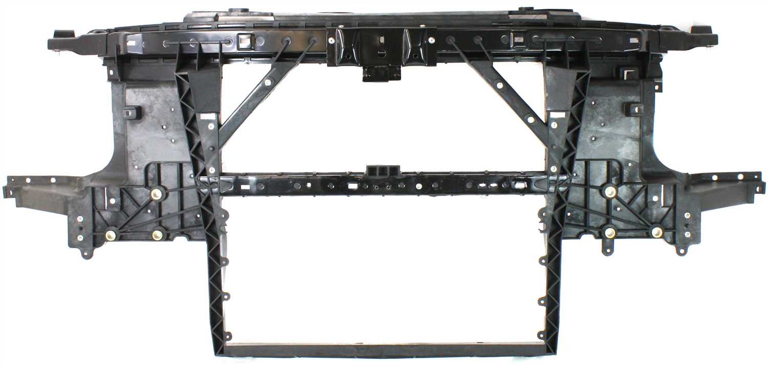 TITAN 04-10 RADIATOR SUPPORT, Assembly, Black, Plastic with Steel