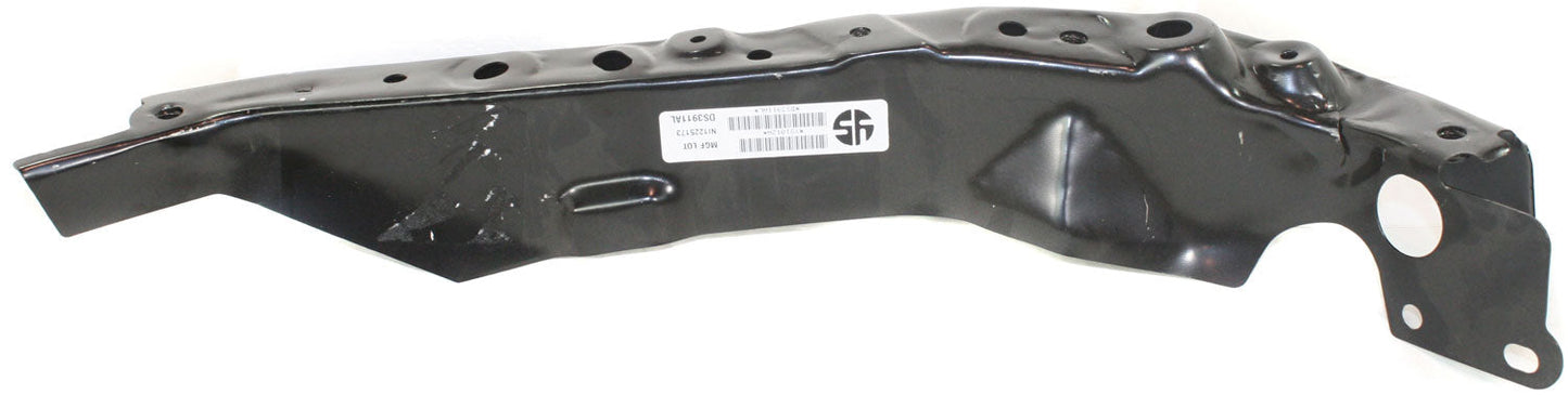 ALTIMA 07-09/MAXIMA 09-14 RADIATOR SUPPORT LH, Black, Steel, Coupe/Sedan