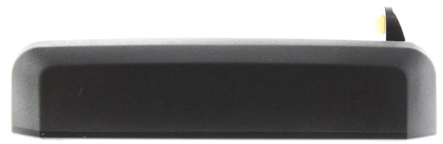 NISSAN PICKUP 86-97 FRONT EXTERIOR DOOR HANDLE LH, Plastic, Textured Black, Without Keyhole