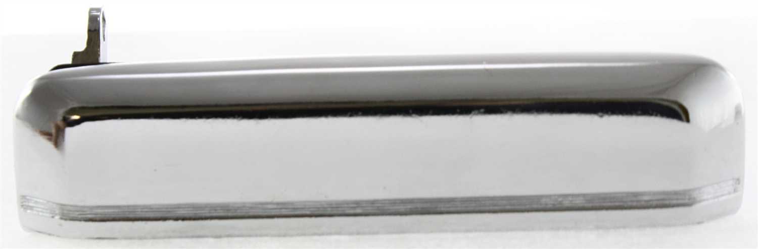 NISSAN PICKUP 86-97 FRONT EXTERIOR DOOR HANDLE RH, Chrome, w/o Keyhole, Plastic
