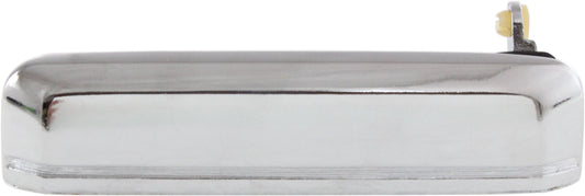 NISSAN PICKUP 86-97 FRONT EXTERIOR DOOR HANDLE LH, Chrome, w/o Keyhole, Plastic