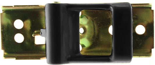 NISSAN PICKUP 80-86 FRONT INTERIOR DOOR HANDLE RH=LH, Metal, w/ Black Plastic Lever, w/o Case