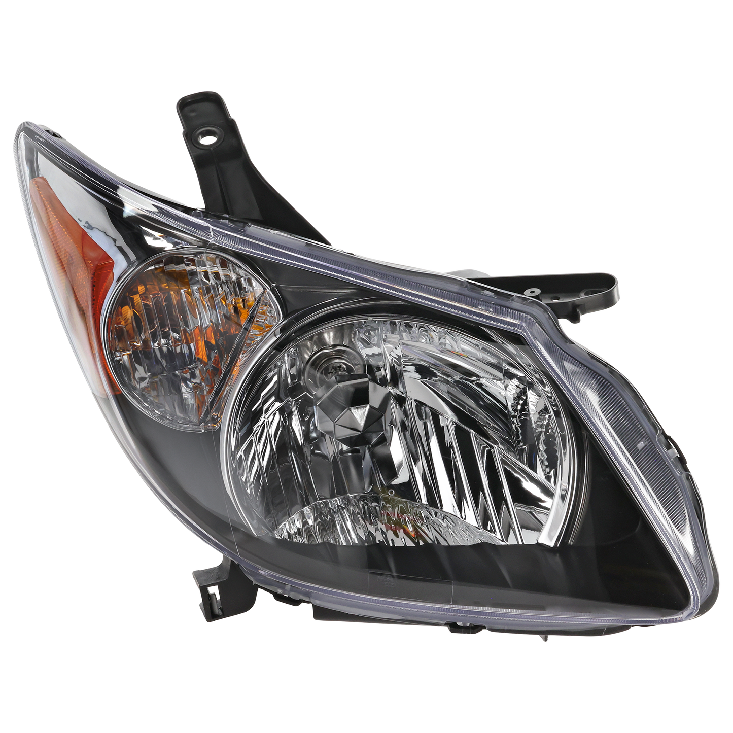 VIBE 03-04 HEAD LAMP RH, Assembly, Halogen, Black Interior
