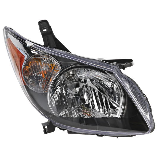 VIBE 03-04 HEAD LAMP RH, Assembly, Halogen, Black Interior