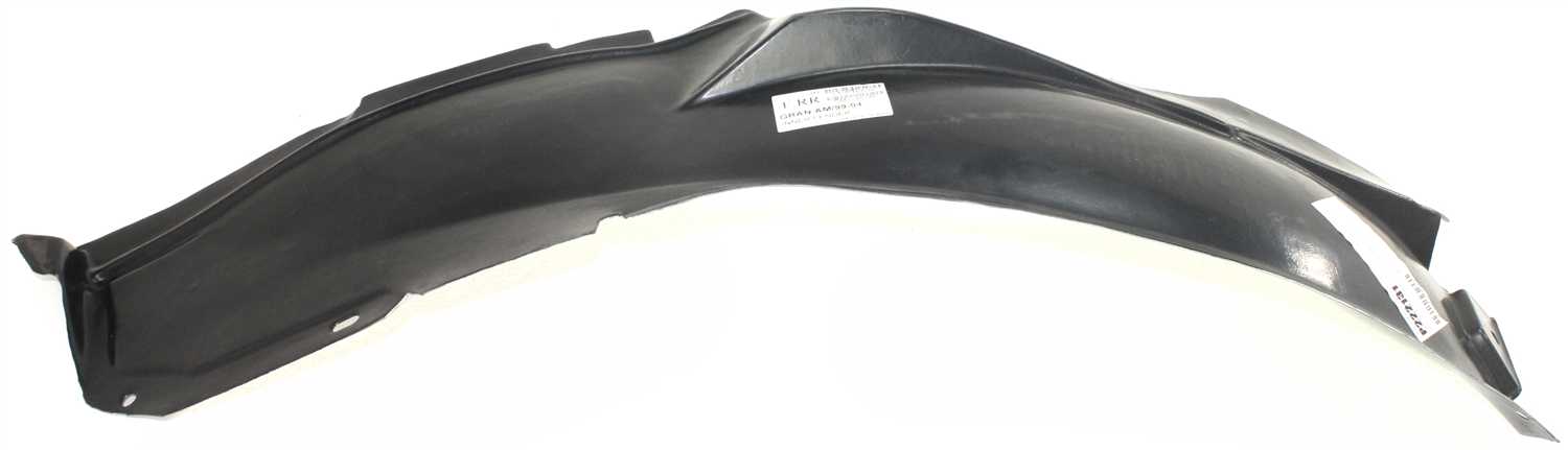 GRAND AM 99-05 FRONT FENDER LINER RH, Rear Section