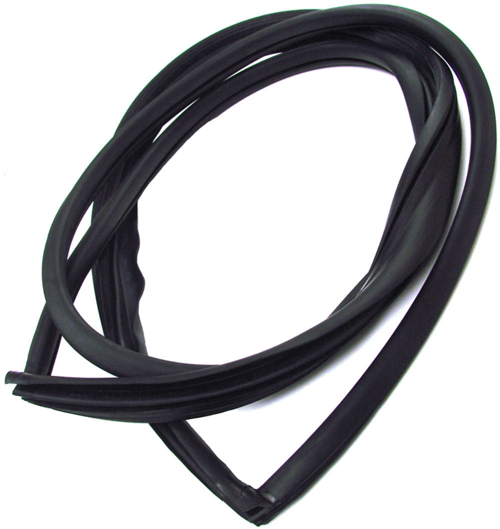 Rear Window Weatherstrip Seal, Works With Chrome Trim in Body Clips