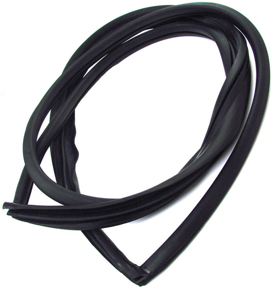 Rear Window Weatherstrip Seal, Works With Chrome Trim in Body Clips