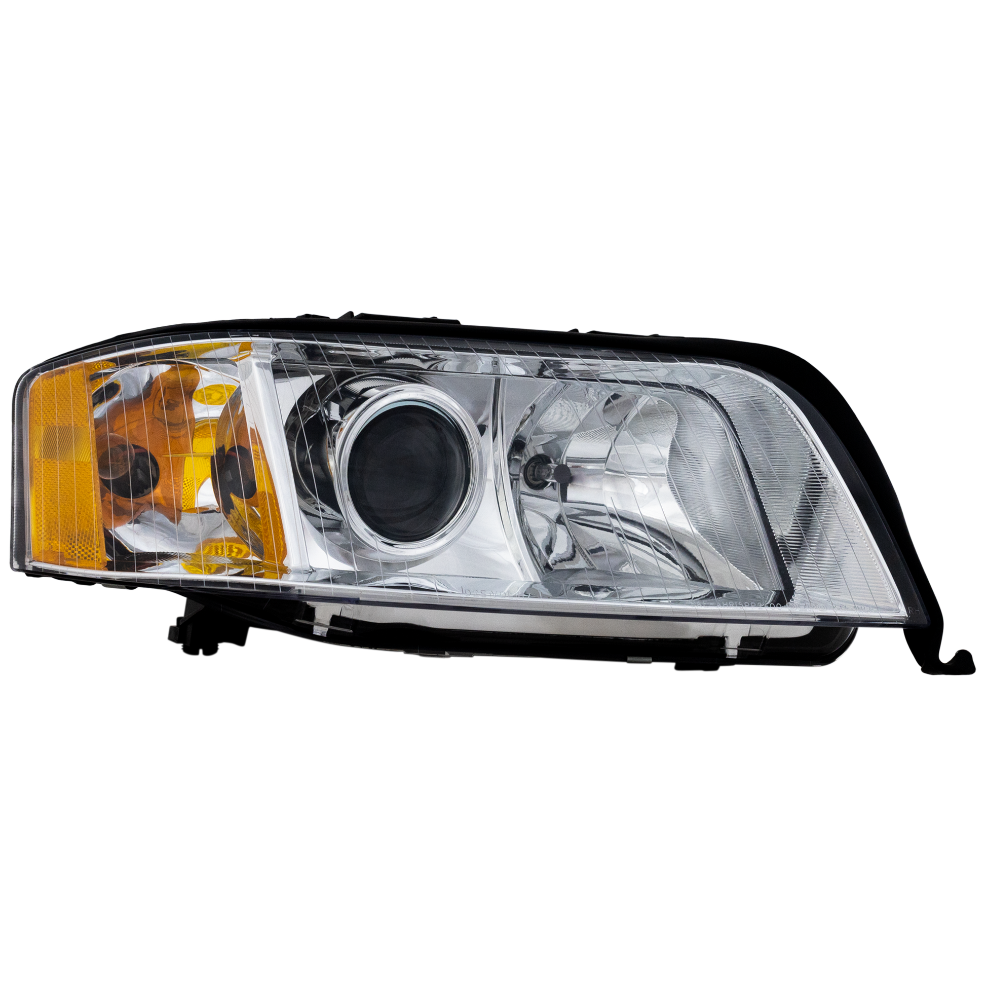 A6 02-04 HEAD LAMP RH, Assembly, Halogen, 6 Cyl Eng.