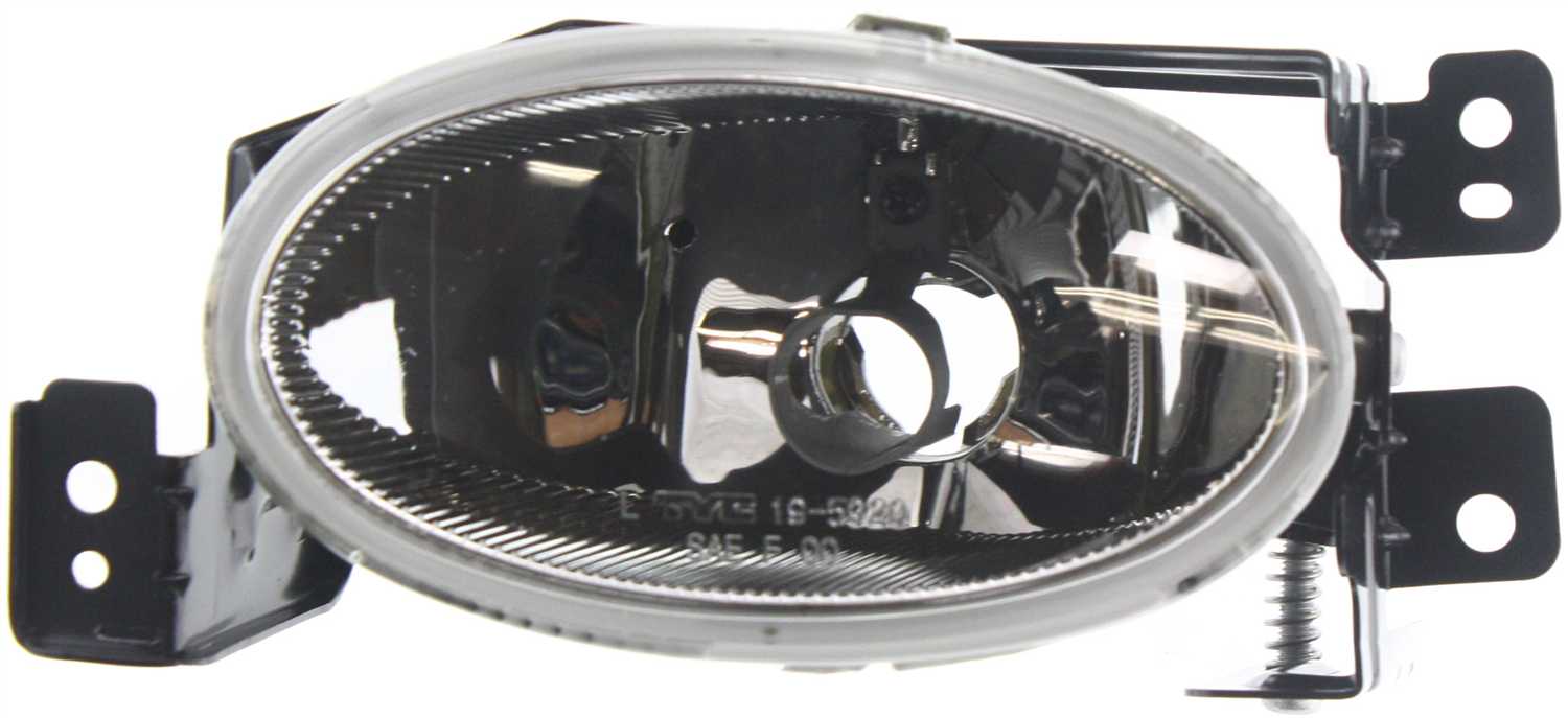TSX 04-08 FRONT FOG LAMP LH, Lens and Housing, Factory Installed