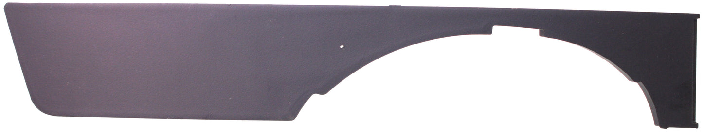 A4/S4 05-09 FRONT FOG LAMP MOLDING RH, Upper, Black
