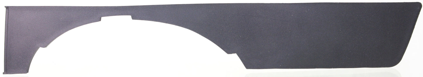 A4/S4 05-09 FRONT FOG LAMP MOLDING LH, Upper, Black