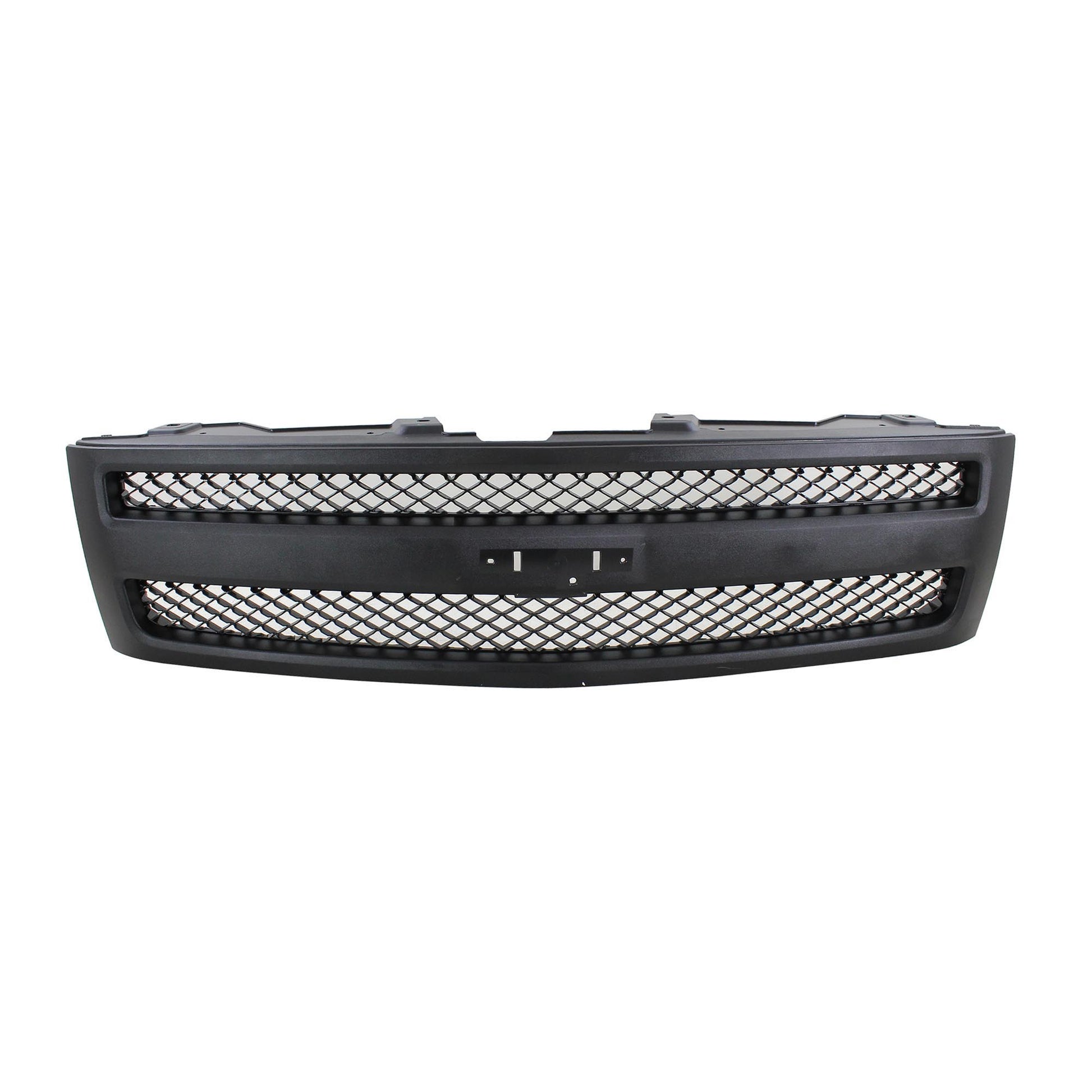 SILVERADO 1500 07-13 GRILLE, Textured Black Shell and Insert, Excludes 2007 Classic