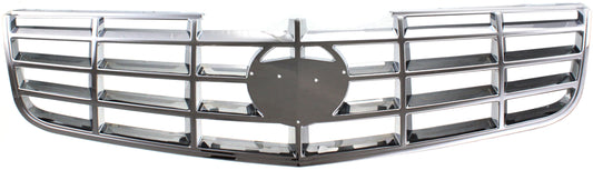 DTS 06-11 GRILLE, Plastic, Chrome Shell and Insert, w/o Adaptive Cruise Control