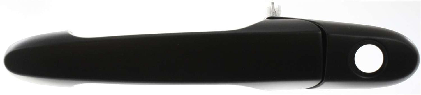 IMPALA 06-13/LACROSSE 05-09 FRONT EXTERIOR DOOR HANDLE LH, Smooth Black, w/ Keyhole