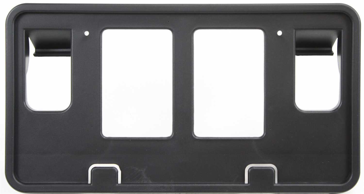 F-150 04-05 FRONT LICENSE PLATE BRACKET, Black