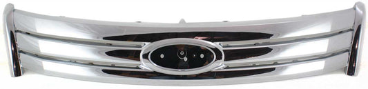 TAURUS 08-09 GRILLE, Plastic, Outer, Chrome Shell and Insert