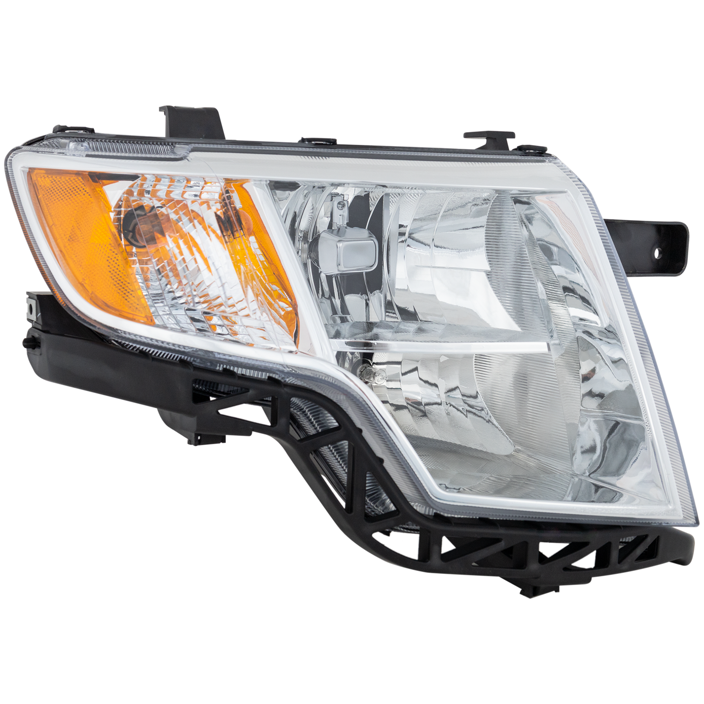 EDGE 07-10 HEAD LAMP RH, Assembly, Halogen, Chrome Interior, (Exc. Sport Model)