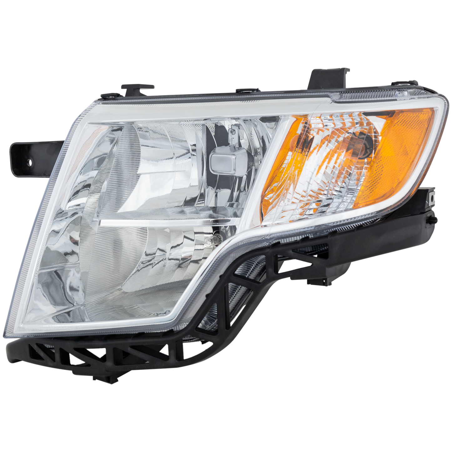 EDGE 07-10 HEAD LAMP LH, Assembly, Halogen, Chrome Interior, (Exc. Sport Model)